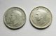 2 X 1943 Australian 3 Pence Silver Coil 1943 And 1943 - D Australia photo 3