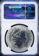 2004 Great Britain 2 Pound Silver 1 Oz.  Ngc Ms 65 Unc Britannia UK (Great Britain) photo 2
