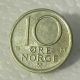 Norway - Olav V - Copper - Nickel 10 Ore 1975 Km 416 V.  F Europe photo 1