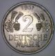 Germany 2 Mark 1951 F Copper - Nickel Au To Bu 1951 2 German Mark Coin Germany photo 2
