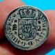 1744 Pirate Cobs Coin • Colonial King Felipe V • 2 Maravedis Segovia Europe photo 1