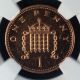 1990 Great Britain 1 Penny Ngc Ms 63 Rd Bronze UK (Great Britain) photo 1