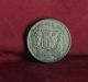 1944 Dominican Republic 5 Centavos Silver World Coin Km18a Native Princess North & Central America photo 1