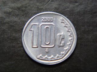 Mexico 10 Centavos,  2000 Coin photo