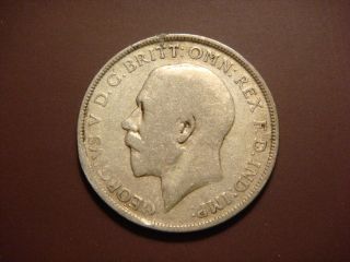 Great Britain Florin,  Two Shillings,  1920 Coin.  George V photo