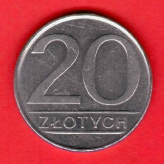 20 Zlotych 1985 Years Poland Copper - Nickel photo