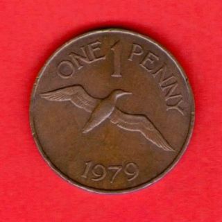 1 Penny 1979 Years Guernsey Bronze photo