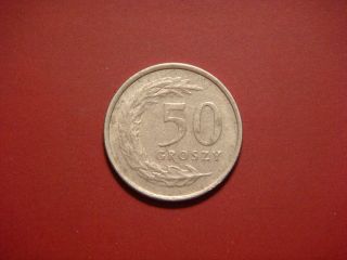 Poland 50 Groszy,  1991 Coin photo