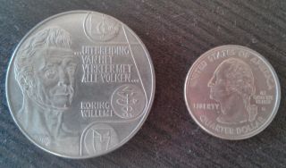 Pre - Euro Ecu Large Medallic Issue Netherlands 1992 Copper Nickel photo