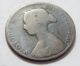 1861 Uk Great Britain Bronze Half Penny Coin - Queen Victoria UK (Great Britain) photo 1