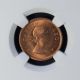 1956 South Africa 1/4 Penny Ngc Ms 65 Rd Unc Bronze Africa photo 1