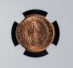 1956 South Africa 1/4 Penny Ngc Ms 65 Rd Unc Bronze Africa photo 3