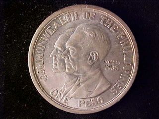 Philippines One Peso 1936 Bu,  Murphy - Quezon photo