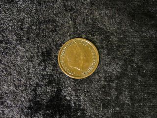 Netherlands 1954 Juliana Cent Vintage Bronze Copper Penny Bullion Coin - Flip photo