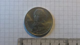 Ussr.  Collectible Coin 1 Rouble ' Mihai Eminescu ' 1989 photo