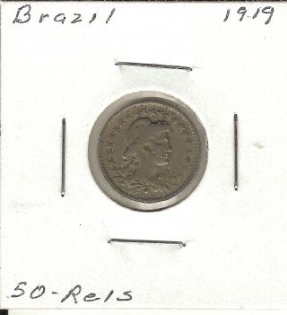 Brazil 50 Reis,  1919 photo