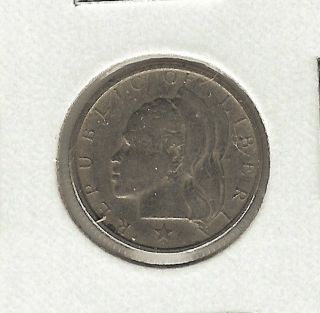 Liberia 10 Cents,  1975 photo