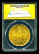 1915 Austria Gold Coin 100 Cor Anacs Cert Ms 62 Pristinely Magnificent Coins: World photo 4
