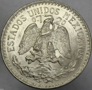 1945 - M 50 Centavos Mexico Silver (. 800) 27 Mm 9.  0625 G Km 446 - Unc 69758 photo