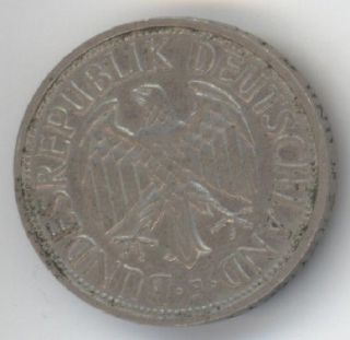 Valuable Coin 1951 - F German Republic 2 Mark Coin photo