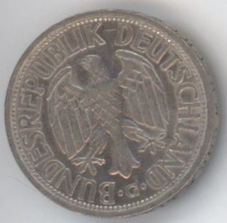 Valuable Coin 1951 - G German Republic 2 Mark Coin photo