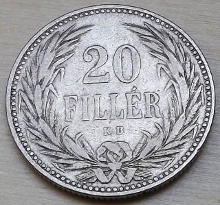 Hungary 1893 - Kb 20 Filler F |c3799 photo