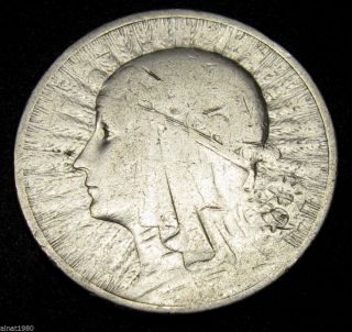 Poland 2 Zlote Silver Coin 1932 Y 20 Jadwiga Queen (a1) photo