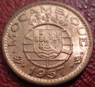 1957 Mozambique 50 Centavos In Uncirculated photo