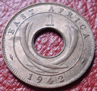 1942 East Africa 1 Cent In Au photo