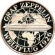 1986 Germany Graf Zeppelin World Tour 60th Anniversary 5 Oz.  Silver 5 Reichsmark Germany photo 1