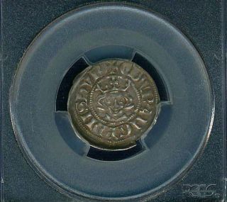 G.  B.  /u.  K.  /england Edward I 1279 - 1307 Silver Penny Coin,  Pcgs Certified Au - 53 photo