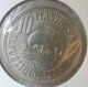 1961 Lebanese 10 Piastres Coin Old Sailing Ship Design Middle East photo 1