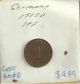 1913 D Germany 1 Pfennig Coin Copper Km 10 Coin Germany photo 1