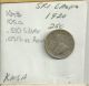 1920 Ceylon (sri Lanka) 25 Cent Coin Km105a.  550 Silver.  0516 Oz.  Asw Asia photo 1