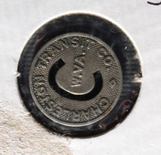 Vintage Charleston Transit Co West Virginia Token 1951 photo