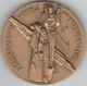 Tmm 1968 W Channing Medallic Art Co Hall Of Fame Great Amer Bronze Medal 44mm Exonumia photo 1