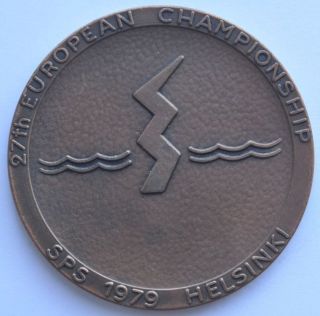 1979 Finland 27th European Yachting Championship Medal photo