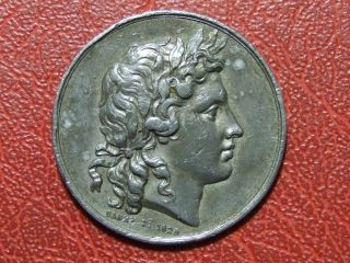 Old Art Nouveau Marianne 1828 Medal By Barre To Identify photo