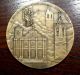 Our Lady Of Help / Ajuda 400 Year Parish Portugal Bronze Medal By Jorge Coelho Exonumia photo 1
