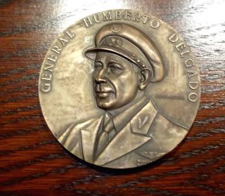 General Humberto Delgado Murdered 1965 Bronze Medal Portugal By Cabral Antunes photo