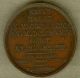 1823 French Medal In Honor Of George Frideric Handel,  By Wolff And Durand Exonumia photo 1