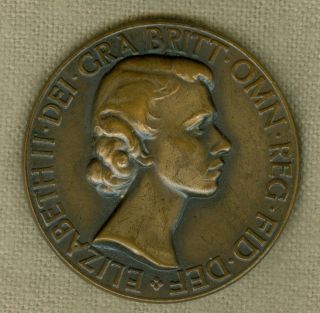 1953 Coronation Of Elizabeth Ii British Medal photo