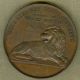 1871 Belgium Medal Honoring Jules Bara,  By Charles Wiener Exonumia photo 1