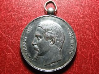 Napoléon Emperor Foundation Of The Academy Of Fine Arts Music 1855 Medal Barre photo