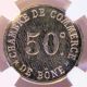 Algeria,  Bone - Chambre De Commerce (1915) 50c Km - Tnb6 In Ngc Gem Ms 65 Exonumia photo 1
