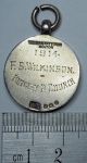 1914 Wharfedale & Airedale Cricket League Medallion - Sterling Silver Exonumia photo 1
