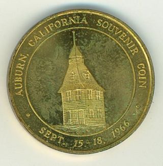 1966 Auburn California Gold Rush Days Celebration Medal photo