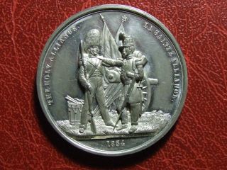 Historical Crimean War 1854 The Holy Alliance Rare Medal By Allen & Moore photo