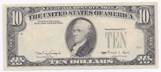 1990 Cu Third Printing Missing $10 Bill photo
