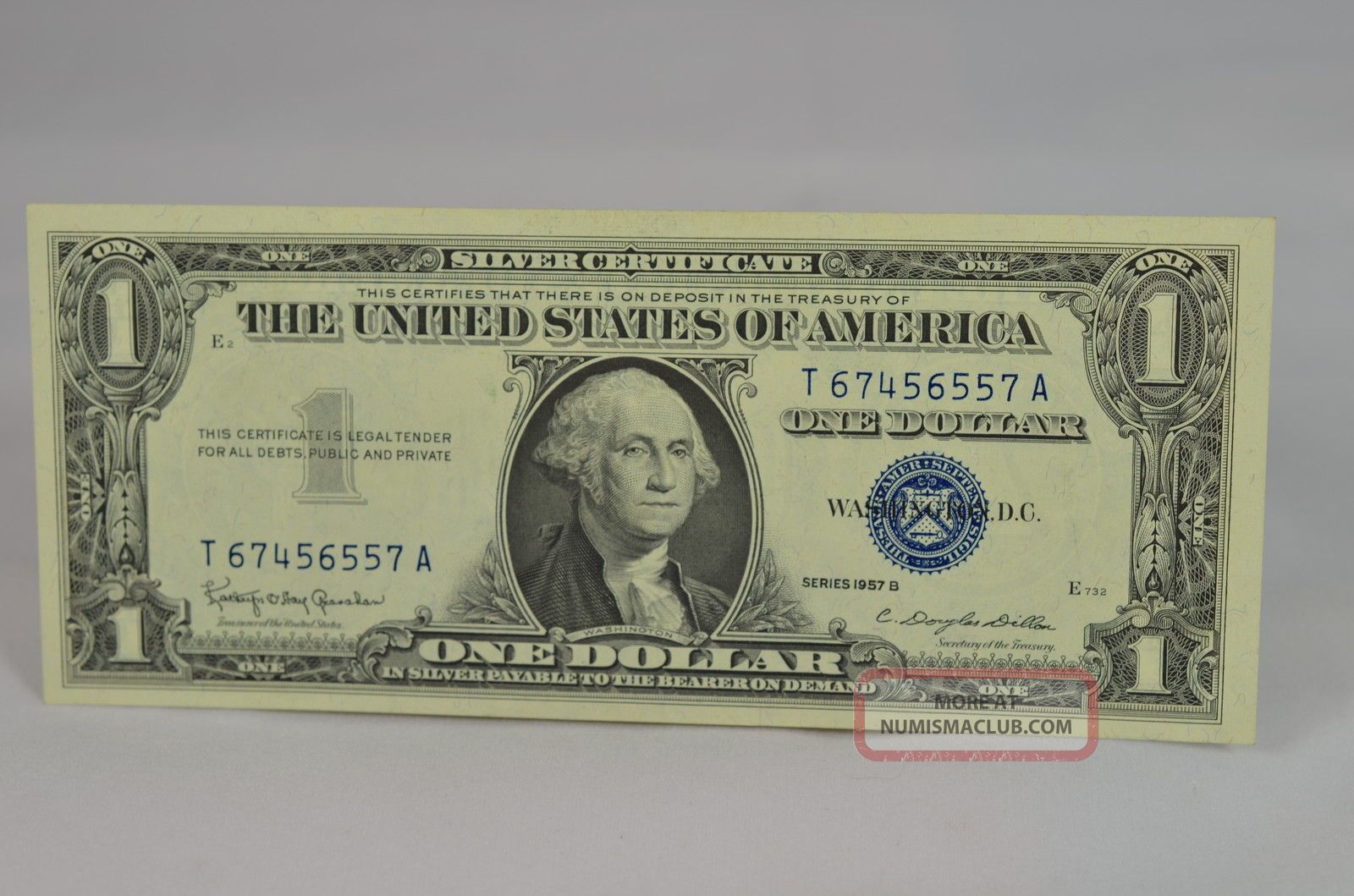 1957 1 Silver Certificate 1957 Silver Certificate Dollar $1 Blue Seal